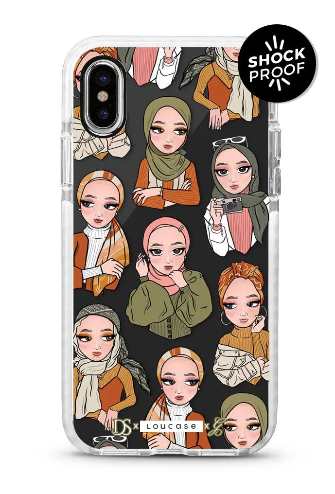 Hijabae - PROTECH™ Special Edition Dianashawl X Casesbywf x Guzel KL Phone Case | LOUCASE