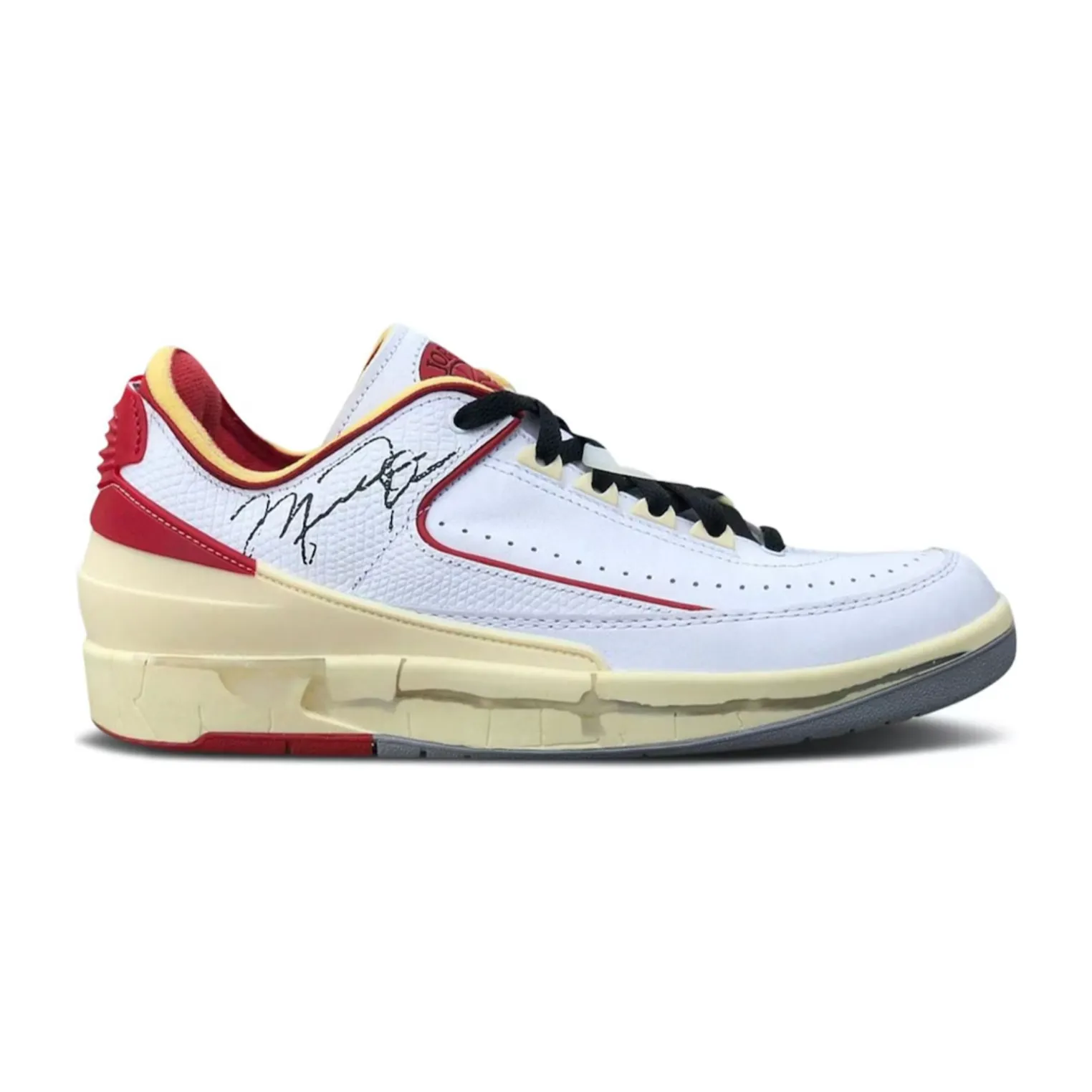 Jordan 2 Retro Low SP Off-White White Red