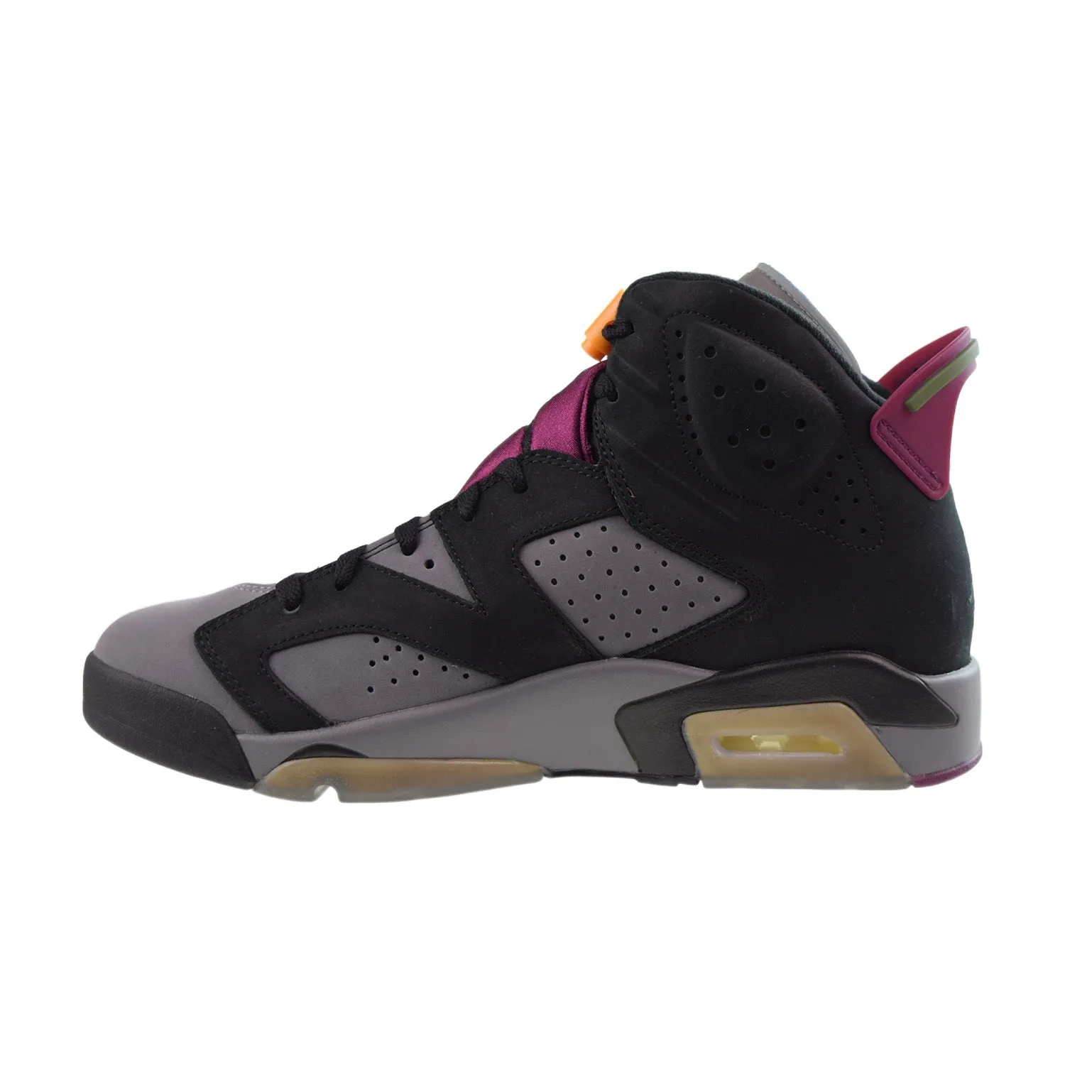 Jordan 6 Retro Bordeaux Men's Shoes Black-Light Graphite-Dark Grey