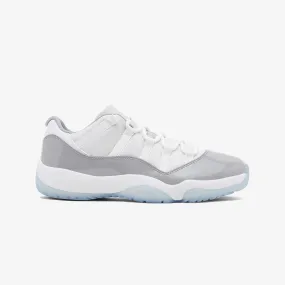 Jordan | AIR JORDAN 11 RETRO LOW  { WHITE/UNIVERSITY BLUE-CEMENT GREY