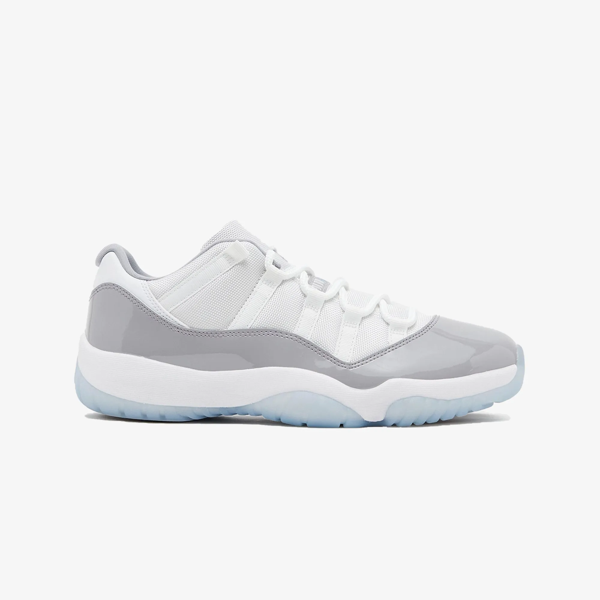 Jordan | AIR JORDAN 11 RETRO LOW  { WHITE/UNIVERSITY BLUE-CEMENT GREY