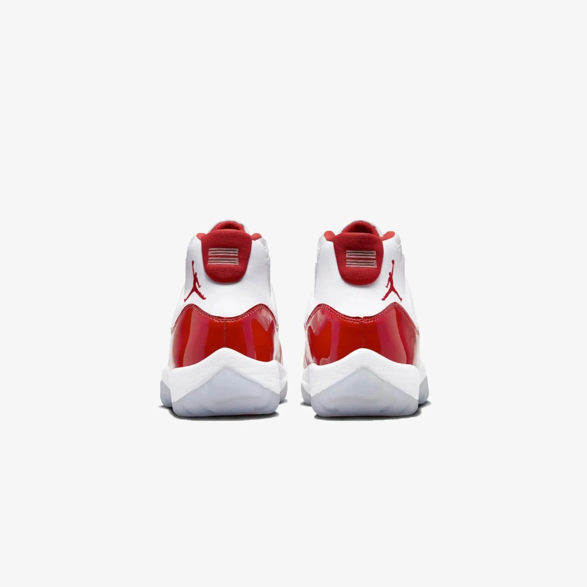 Jordan | AIR JORDAN 11 RETRO  { WHITE/VARSITY RED-BLACK