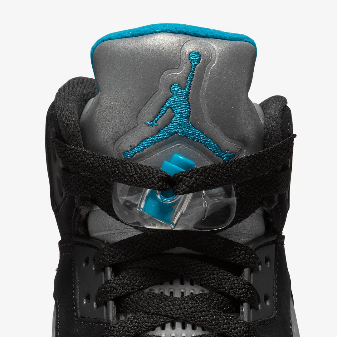 Jordan | AIR JORDAN 5 RETRO  { BLACK/AQUATONE-TAXI