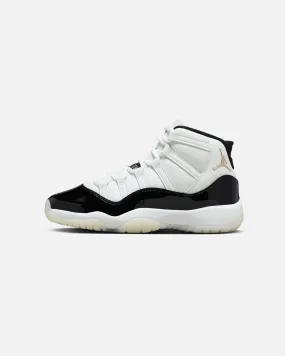 Jordan Kids' Air Jordan 11 Retro BG (GS) White/Metallic Gold