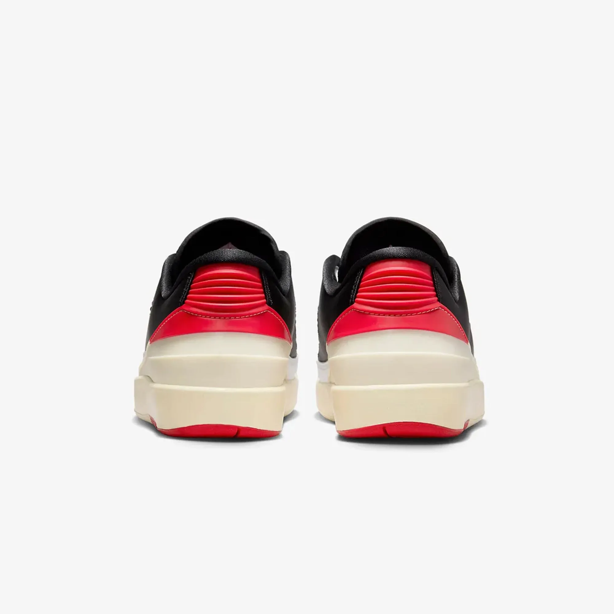 Jordan | WMN'S AIR JORDAN 2 RETRO LOW  { WHITE/UNIVERSITY RED-BLACK-COCONUT MILK