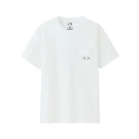 KAWS x Uniqlo x Sesame Street XX Pocket Tee White (Size M)