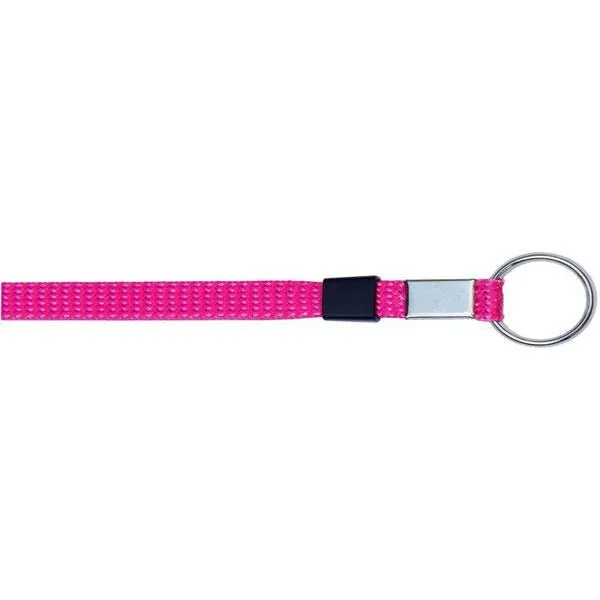 Key Ring Glitter 3/8" - Hot Pink (12 Pack)