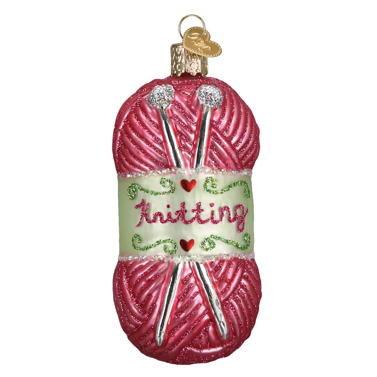 Knitting Yarn Ornament Old World Christmas Ornament 32255