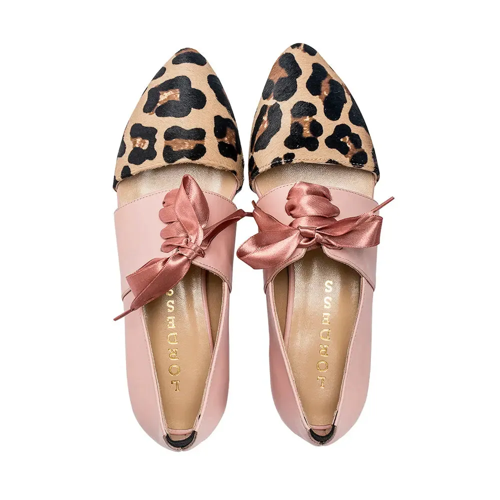 Leopard Luxe Calf Hair Flats - Native by Lordess