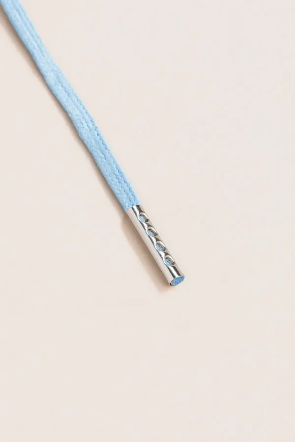 Light Blue | Round Waxed Shoelaces