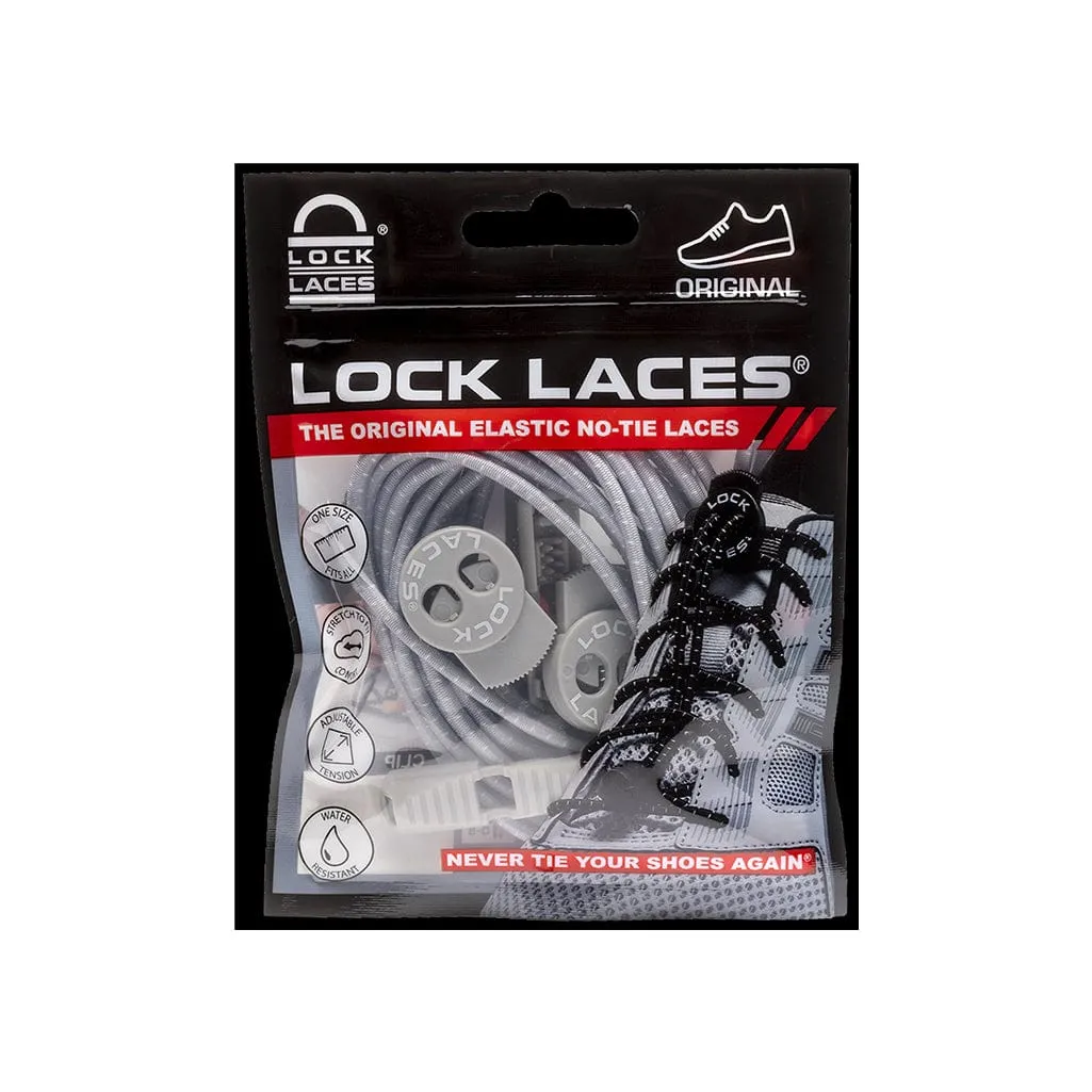 Lock Laces Cool Grey