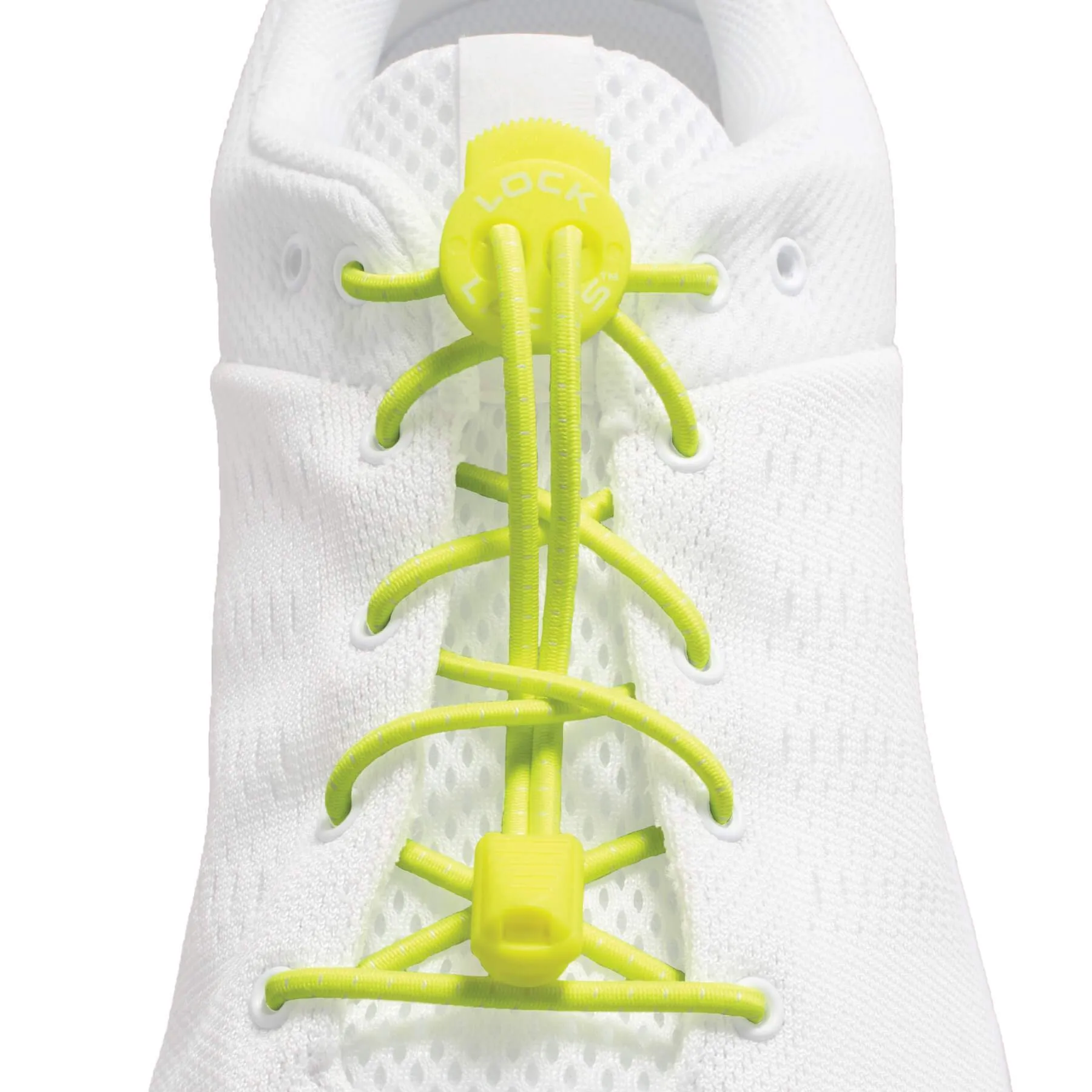 Lock Laces No Tie Shoelaces Neon Yellow | Buy Lock Laces No Tie Shoelaces Neon Yellow here | Outnorth