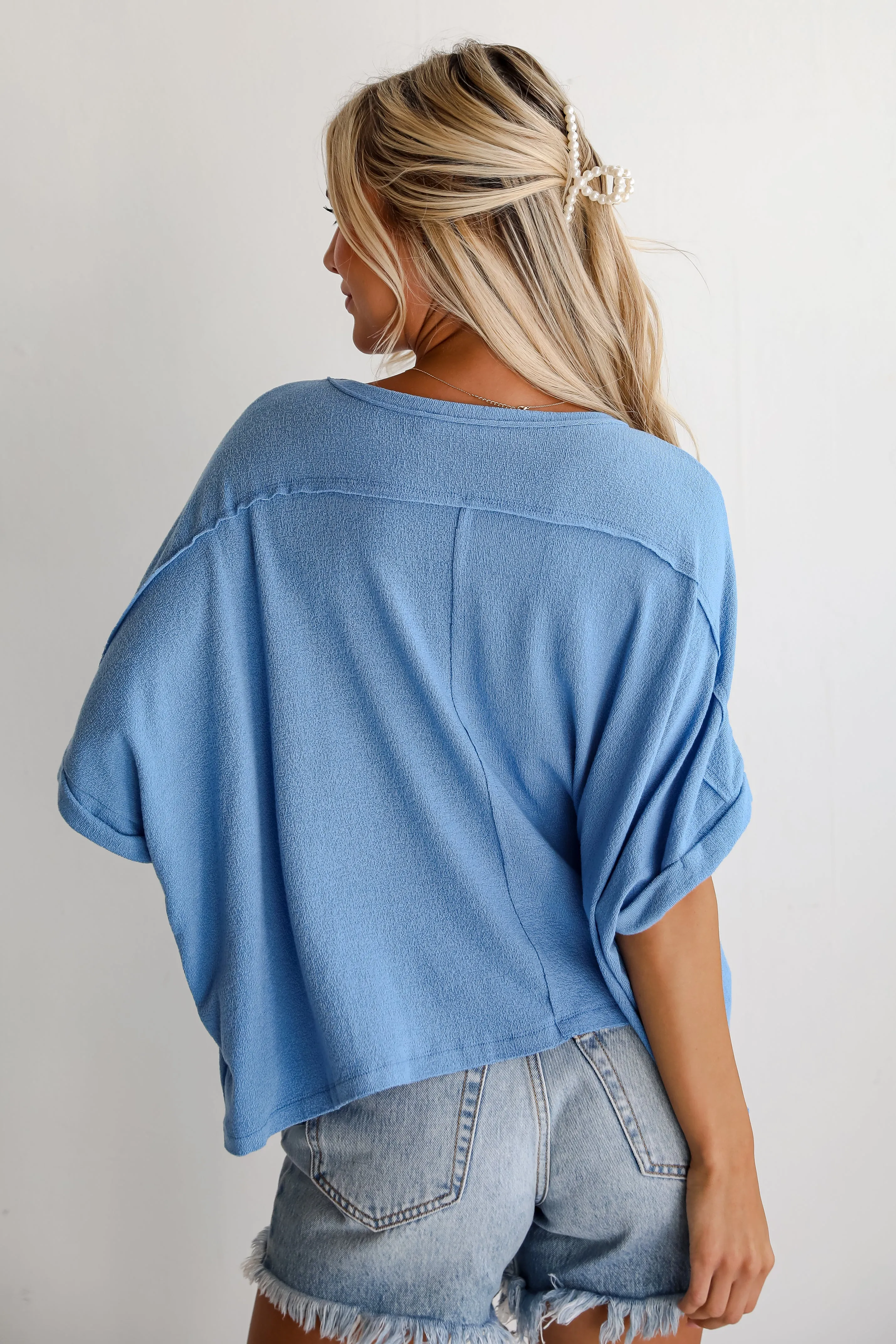 Madison Short Sleeve Knit Top