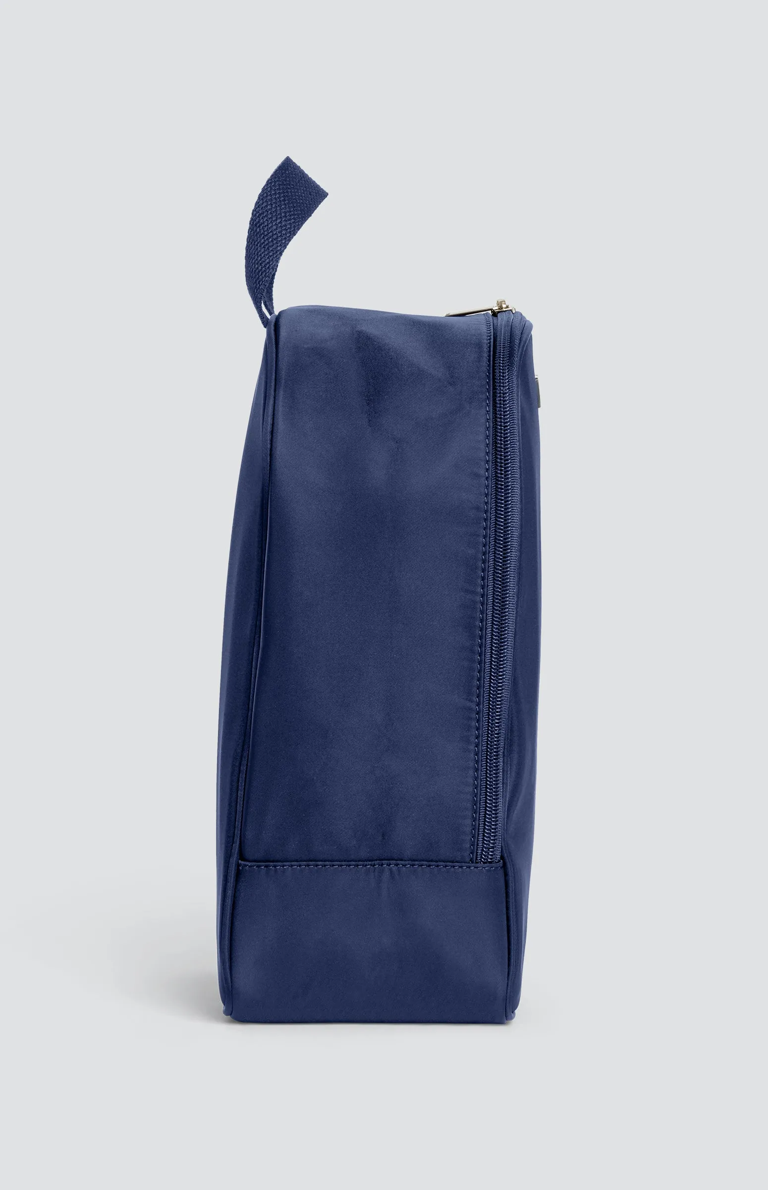 May Shoe Bag with Handle - Navy Blue