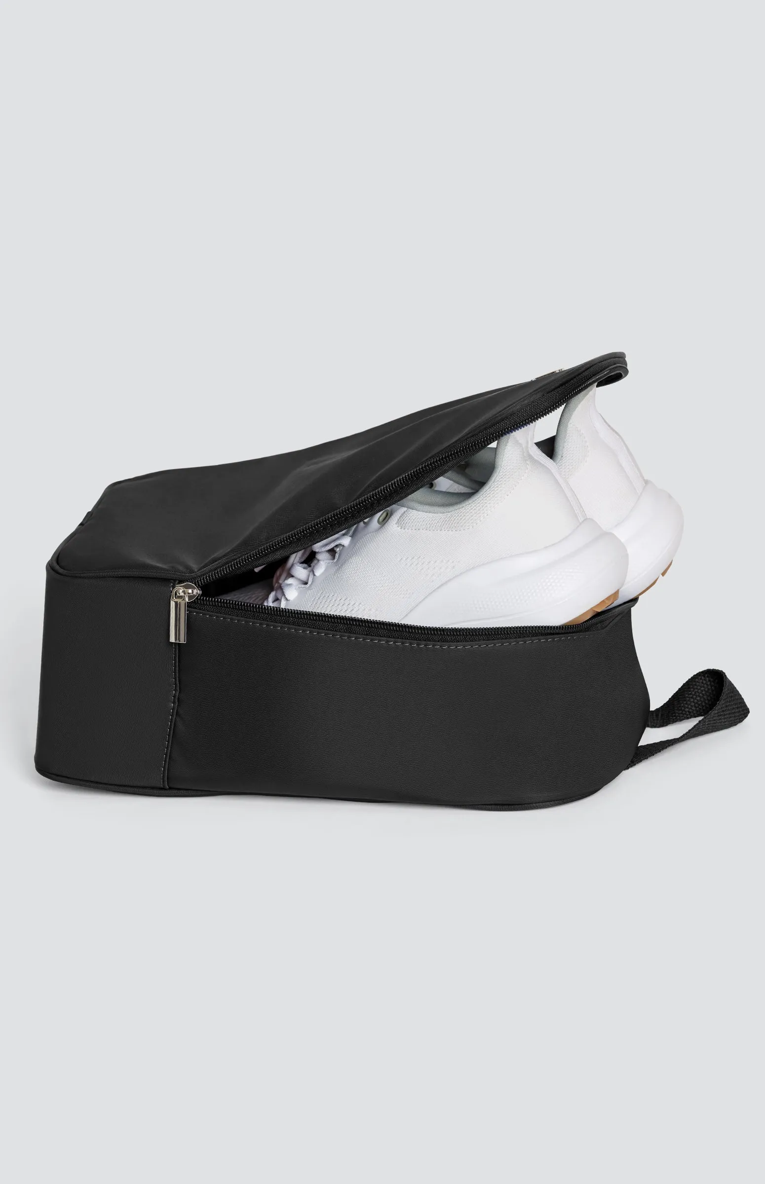 May Shoe Bag with Handle - Onyx Black