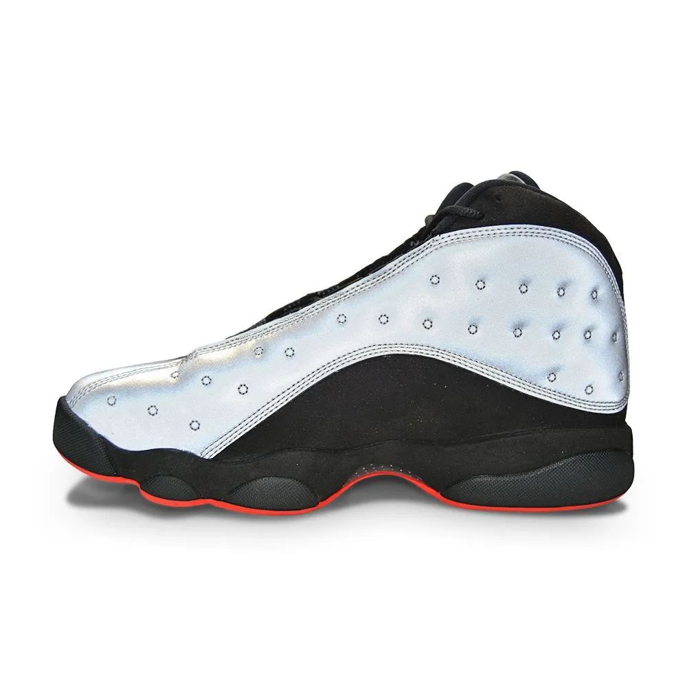 Mens Nike Air Jordan 13 Retro Prm  -  696298 023 - Reflective Silver Black Train