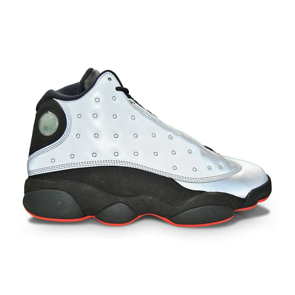 Mens Nike Air Jordan 13 Retro Prm  -  696298 023 - Reflective Silver Black Train