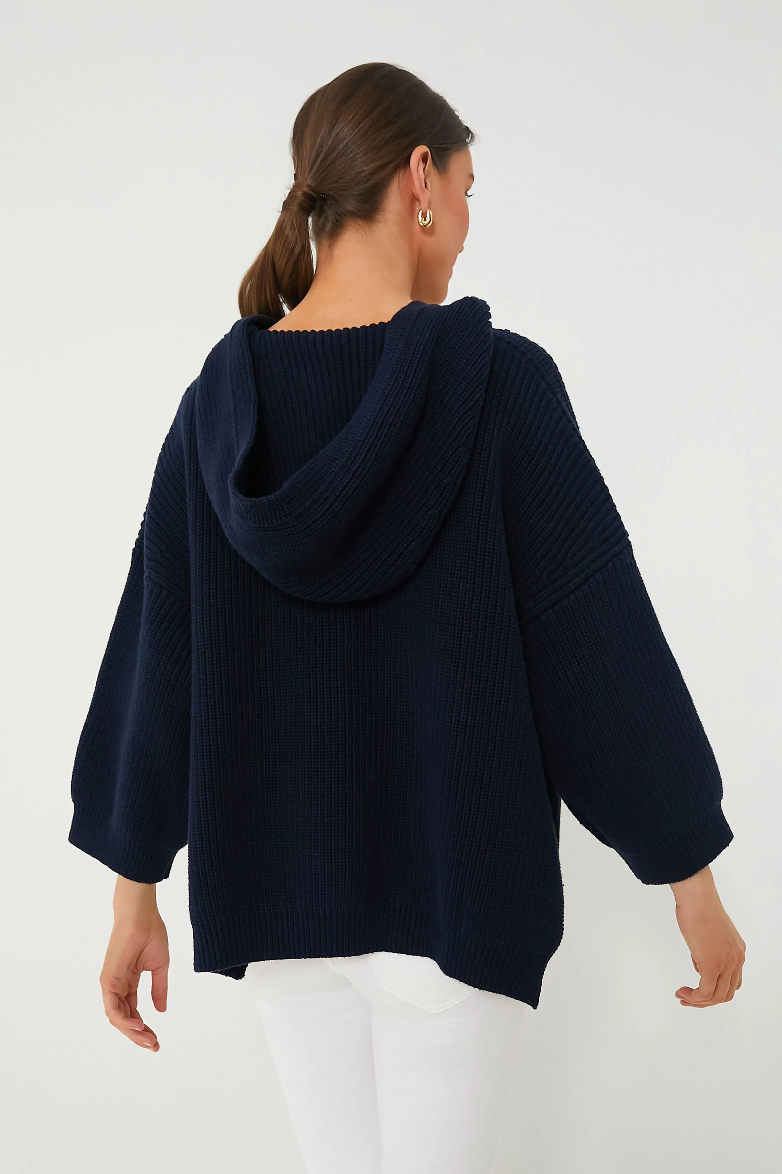 Navy Knit Declan Pullover