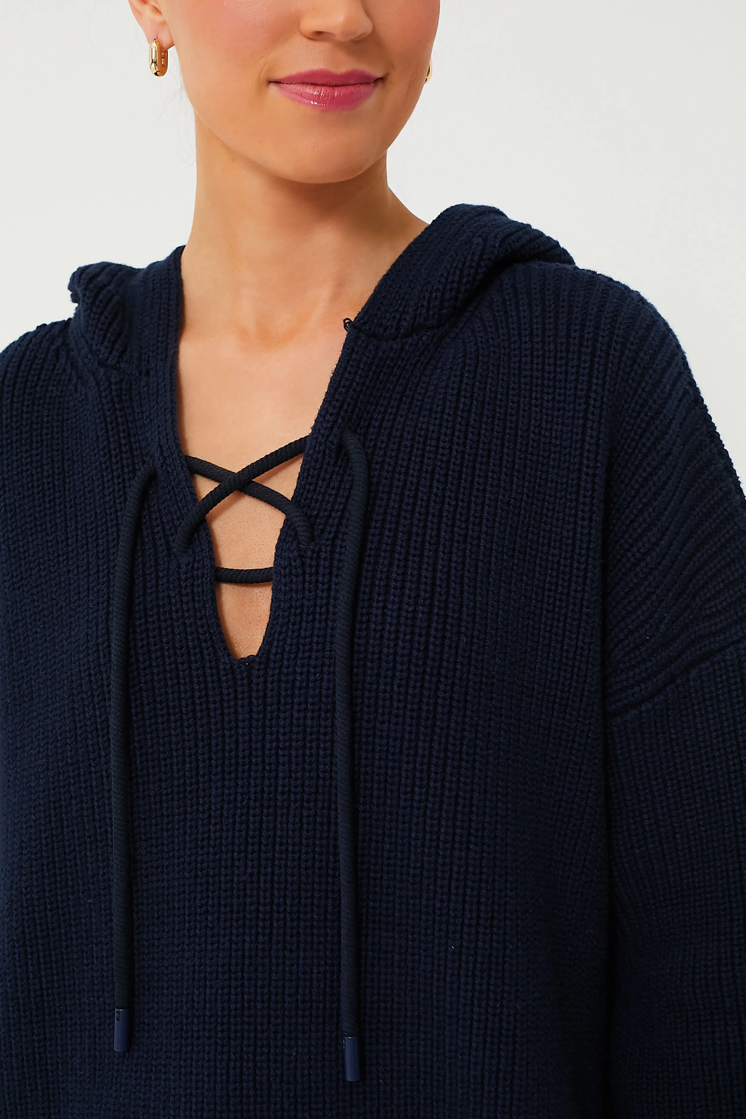 Navy Knit Declan Pullover