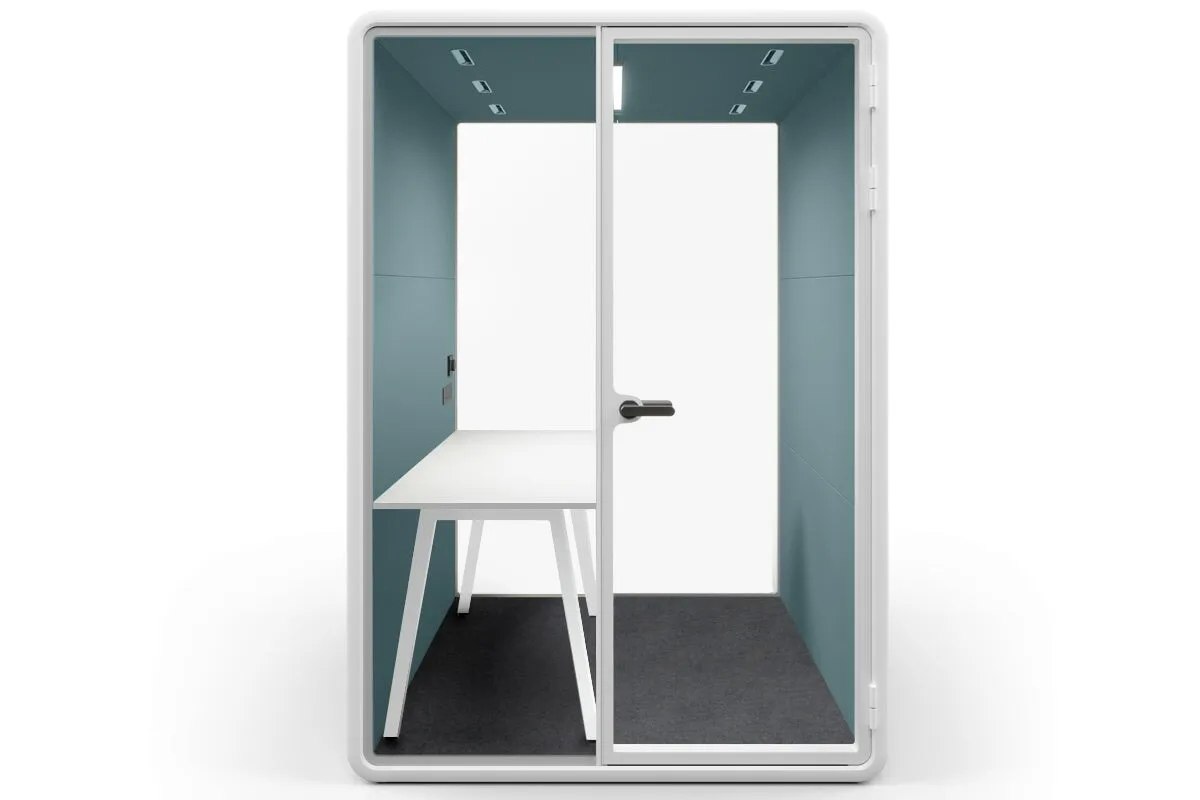 Nest Room Booth with Quadro A Table [Echo Panel With Fabric]