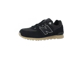 New Balance Big Kids 574 Black/Tan Shoes