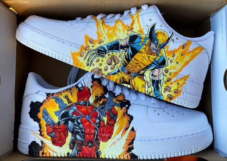 NEW*  Pre-Order * Custom Made Marvel Sneakers