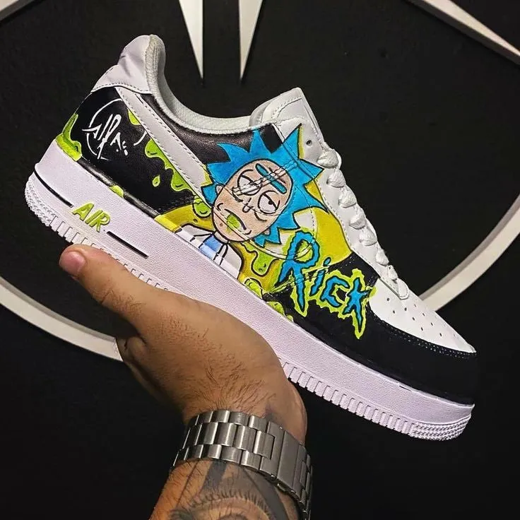 NEW*  Pre-Order * Custom Made Rick And Morty Sneakers