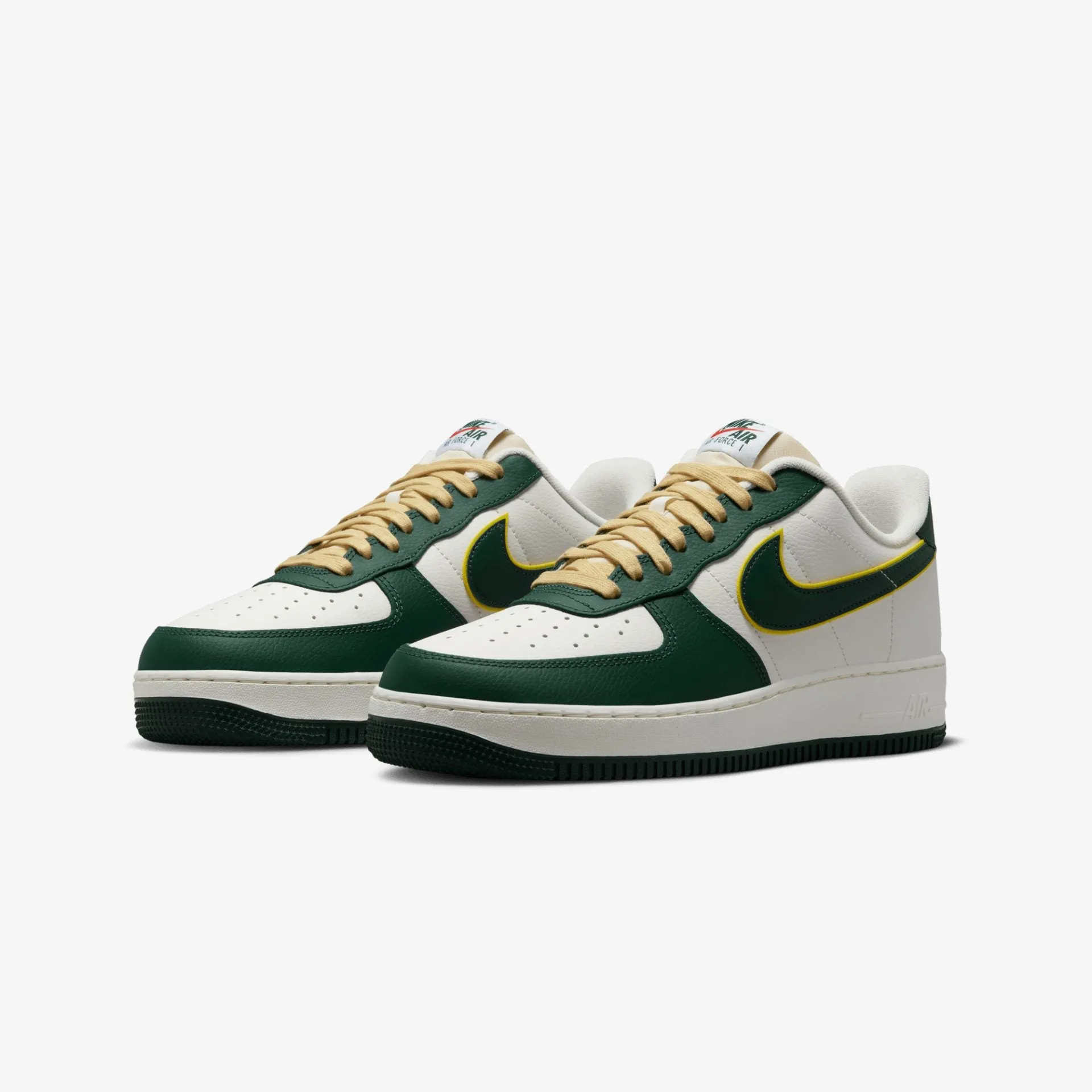 Nike | AIR FORCE 1 '07 LV8 { GREEN-OPTI YELLOW