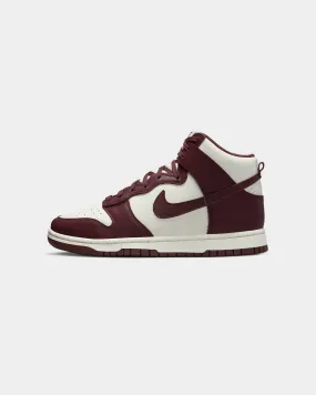 Nike Women's Nike Dunk High "Burgundy Crush" Burgundy Crush/White