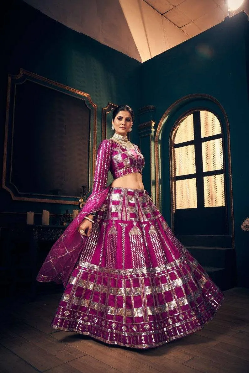 Party Wear Bollywood Lehenga Choli Set