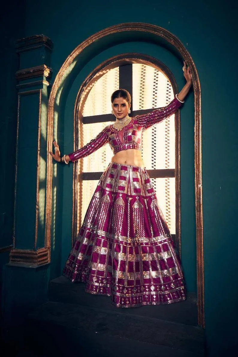 Party Wear Bollywood Lehenga Choli Set