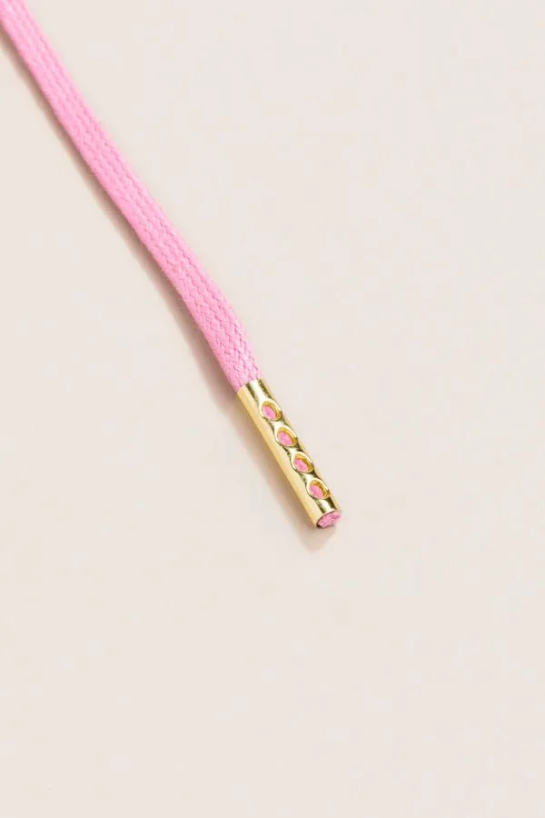 Pastel Pink | Round Waxed Shoelaces