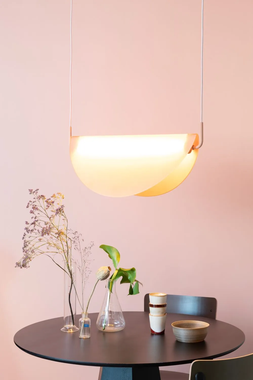 Pink Glass Pendant Lamp | Zuiver Rani