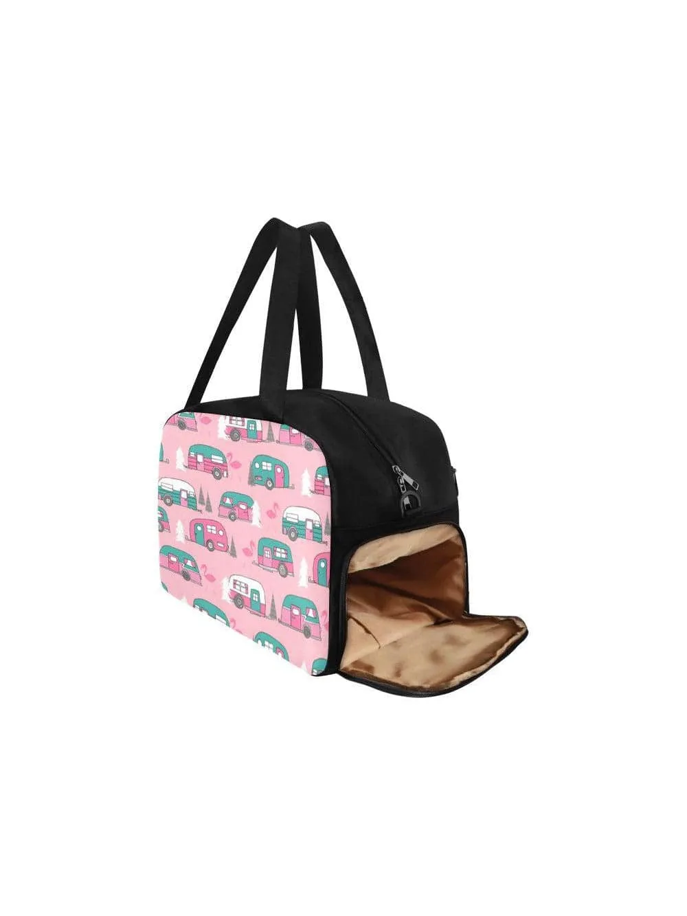 Pink Retro Vans Overnight Bowler Bag