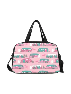 Pink Retro Vans Overnight Bowler Bag