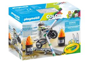 Playmobil Color: Motorbike 71377