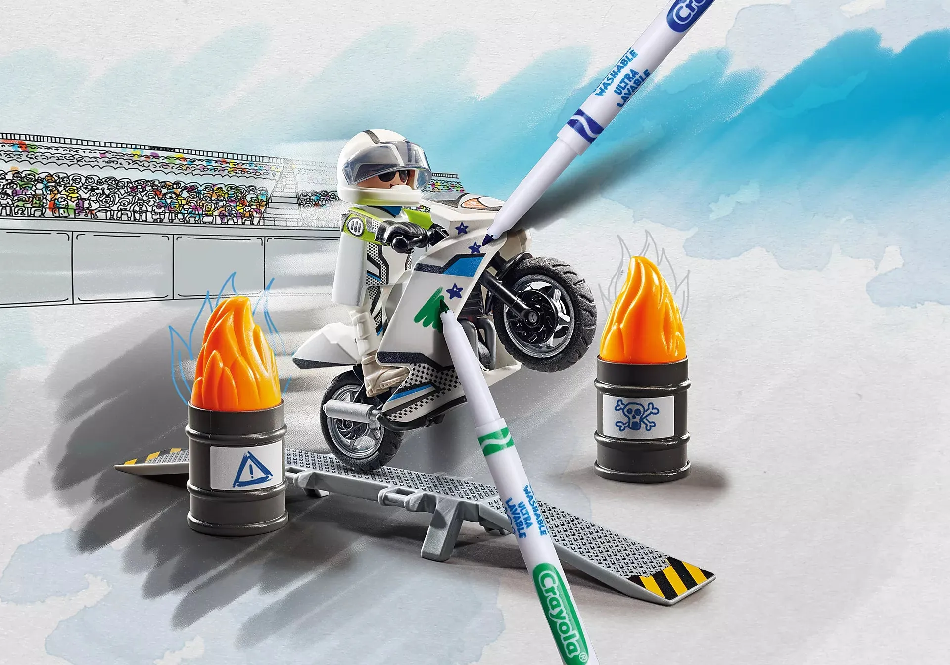 Playmobil Color: Motorbike 71377