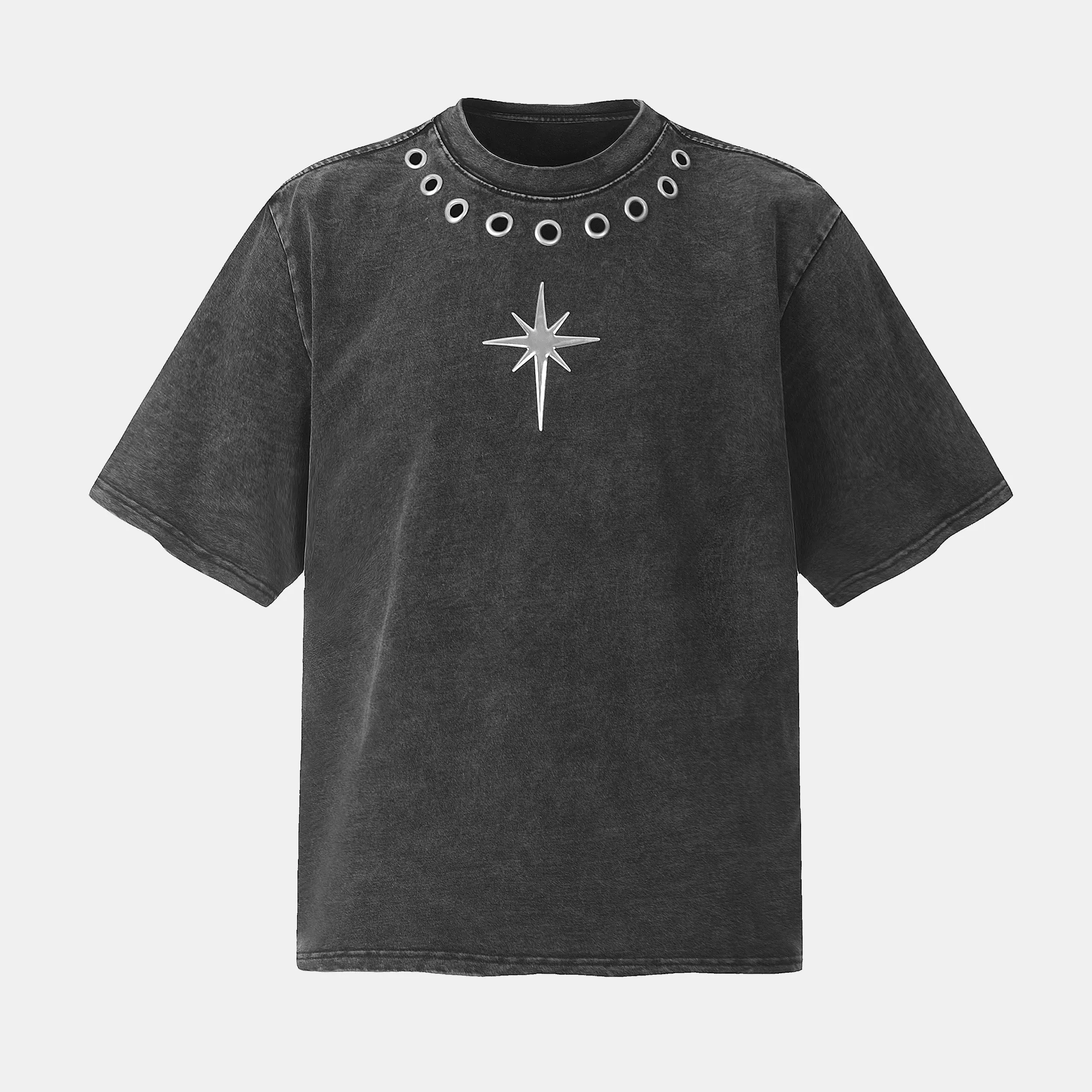 Reflective Star | High Street Washed Out T-Shirt