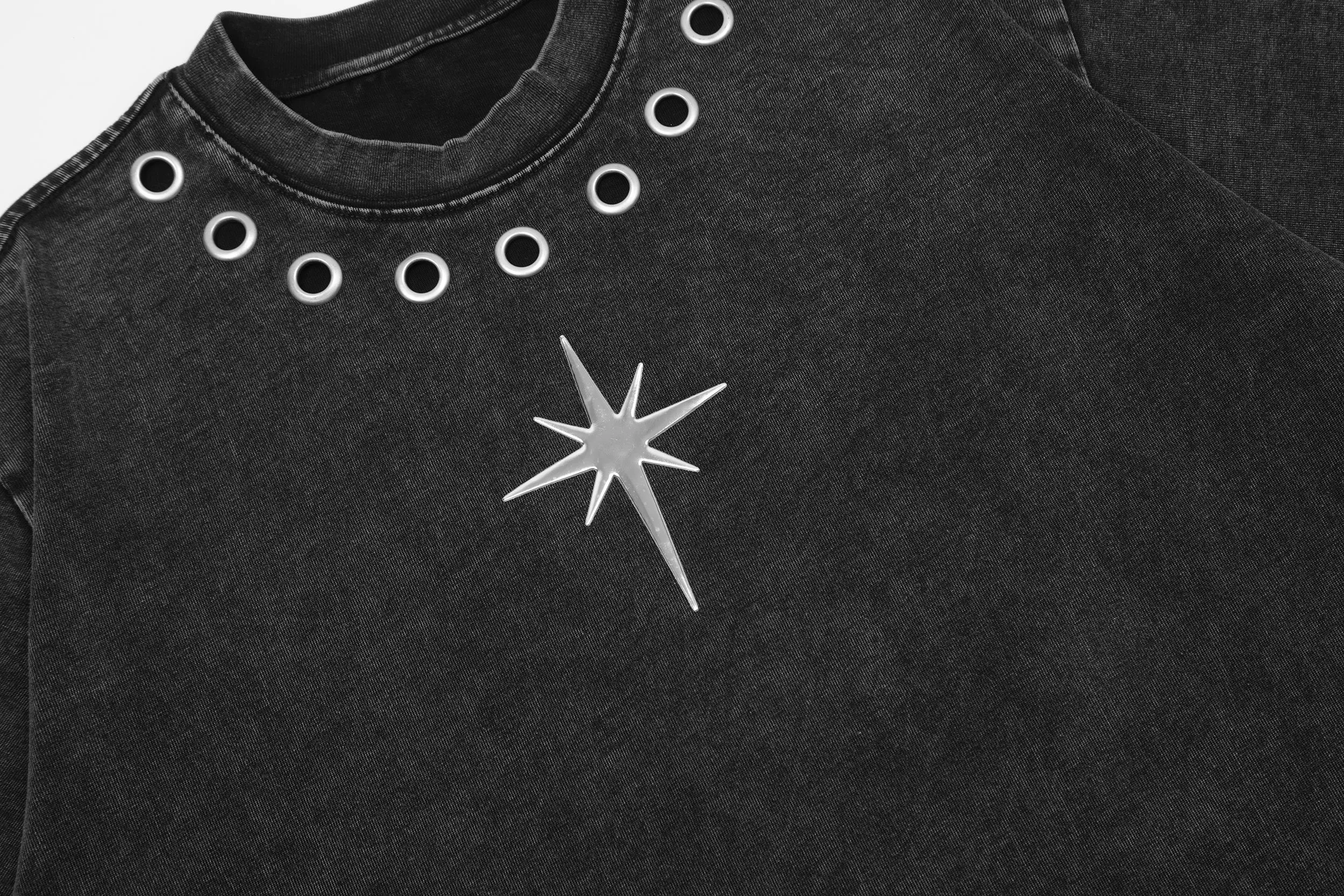 Reflective Star | High Street Washed Out T-Shirt