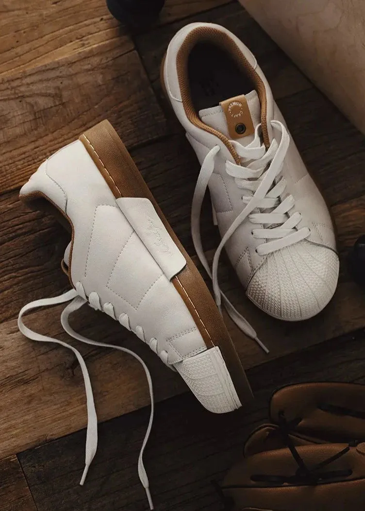 Shell Toe Gum Sole Sneakers