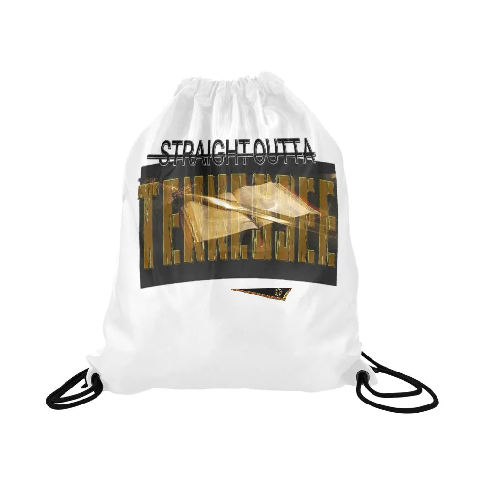 Straight Outta Tennessee 01 Designer Drawstring Bag (Large)