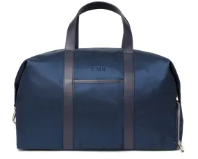 The Byers Duffel Bag: Navy Ballistic - Navy Embroidery