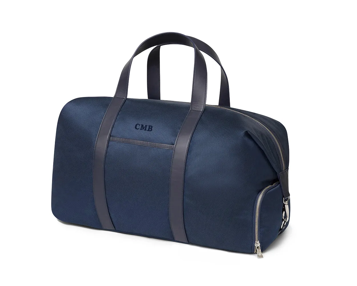 The Byers Duffel Bag: Navy Ballistic - Navy Embroidery