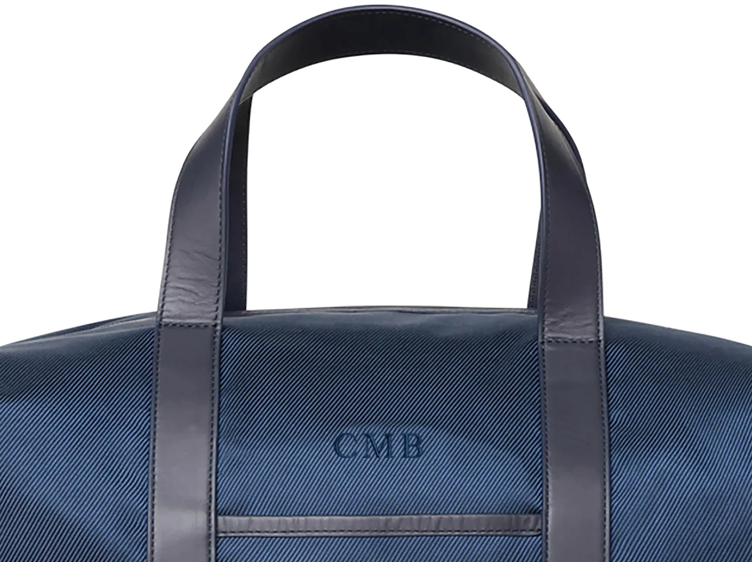 The Byers Duffel Bag: Navy Ballistic - Navy Embroidery