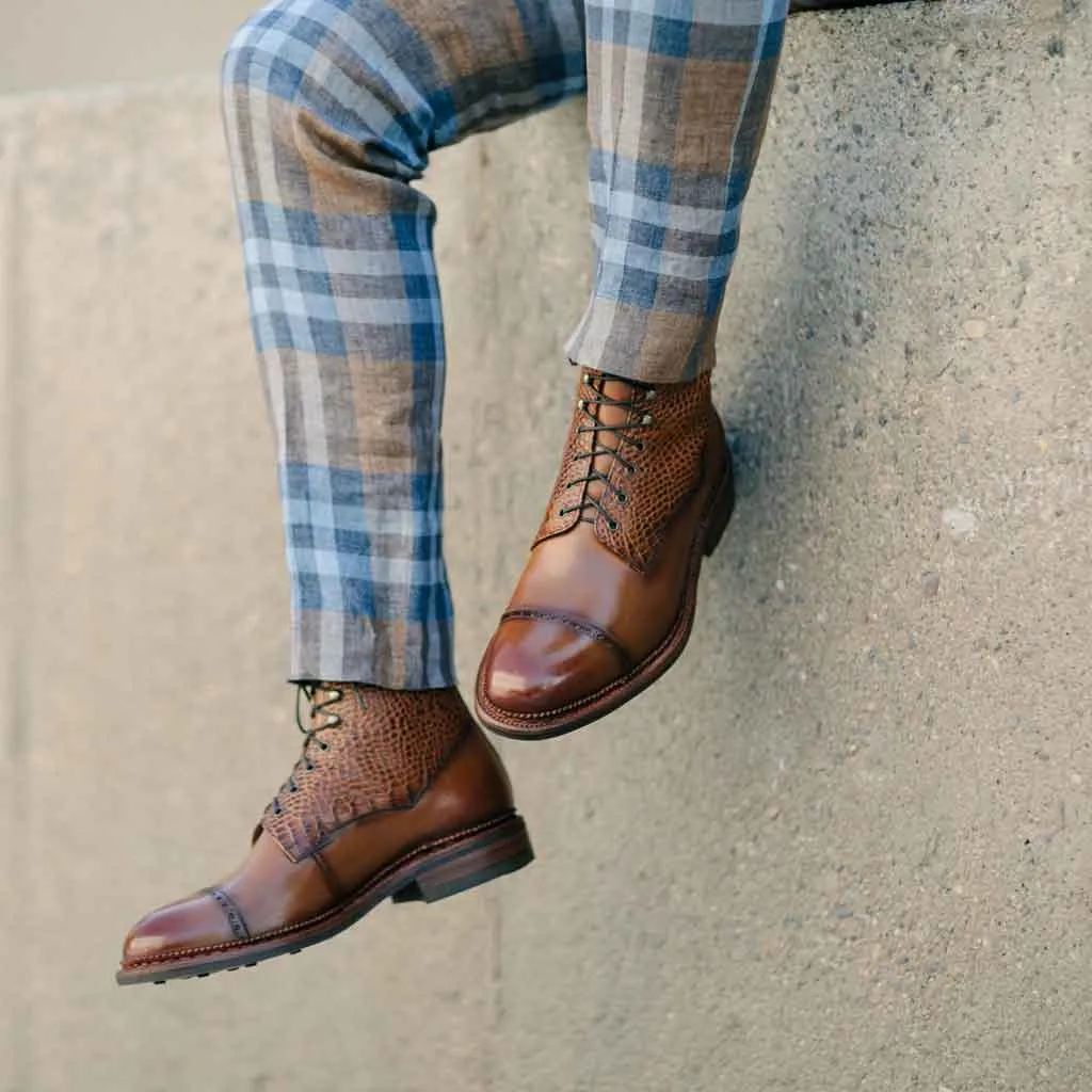 The Irwin Boot in Cognac (Last Chance, Final Sale)