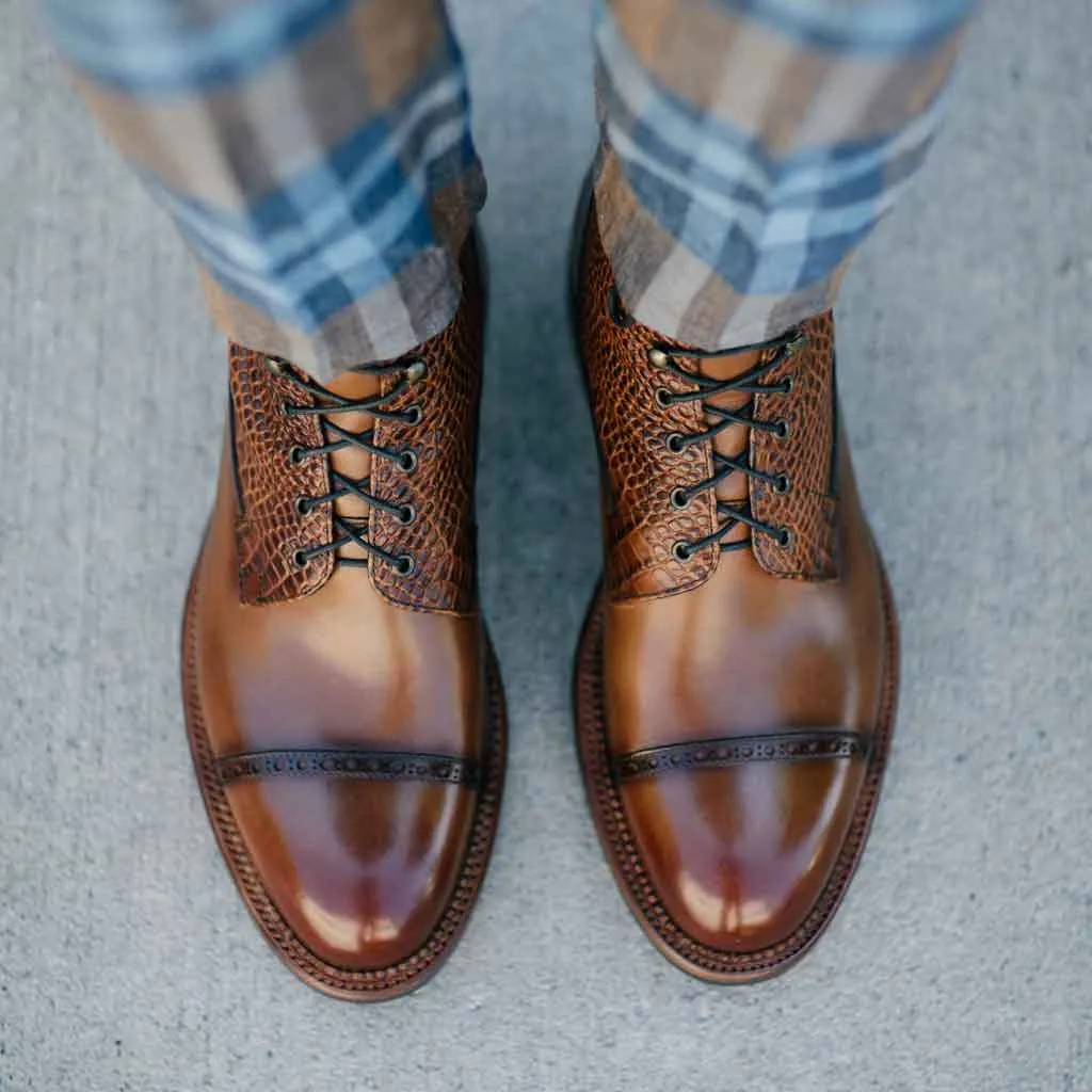 The Irwin Boot in Cognac (Last Chance, Final Sale)