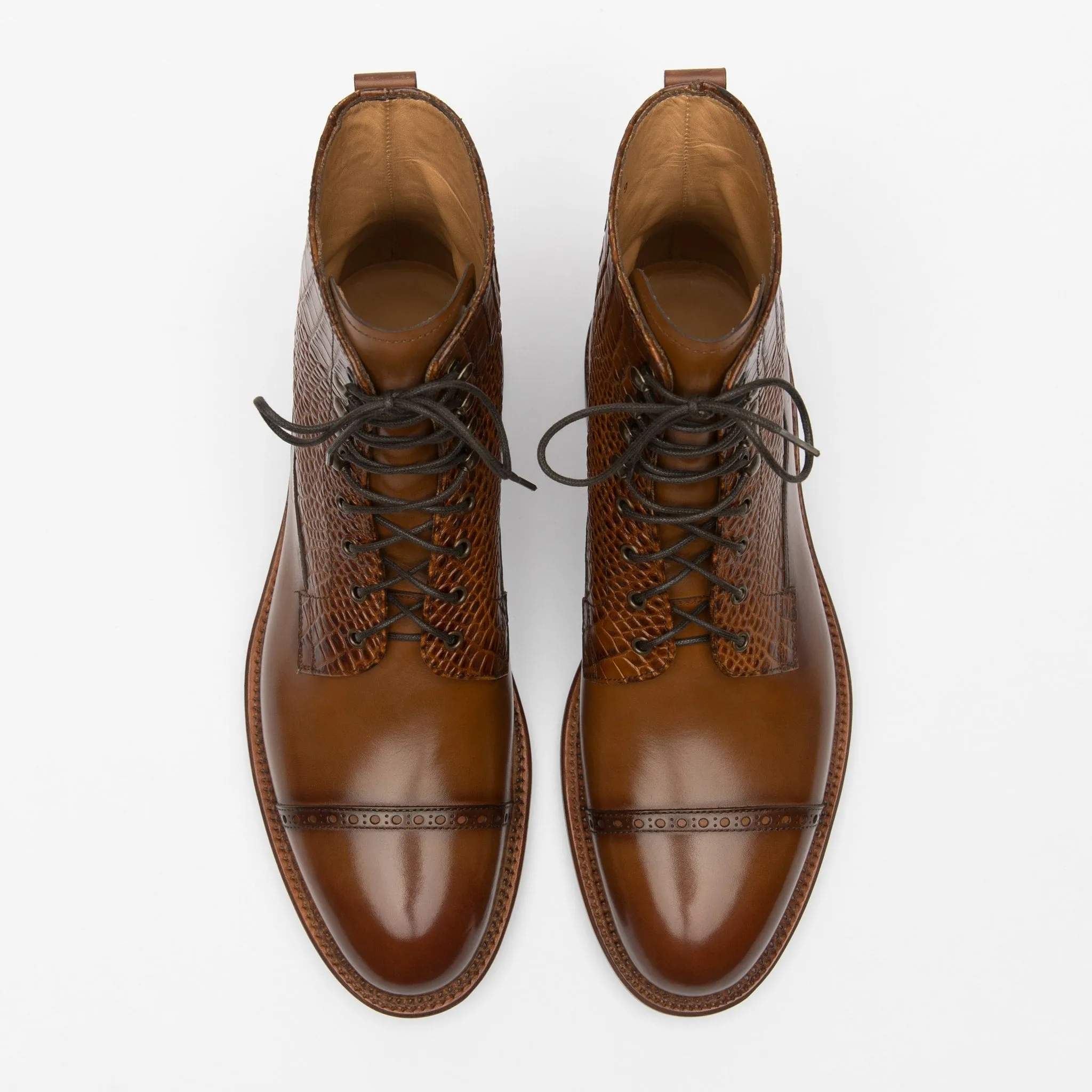 The Irwin Boot in Cognac (Last Chance, Final Sale)