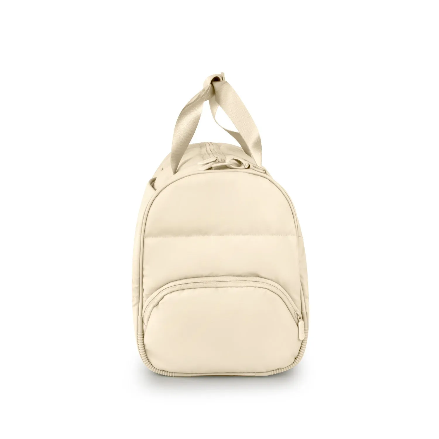 The Puffer Duffel Bag - Ivory