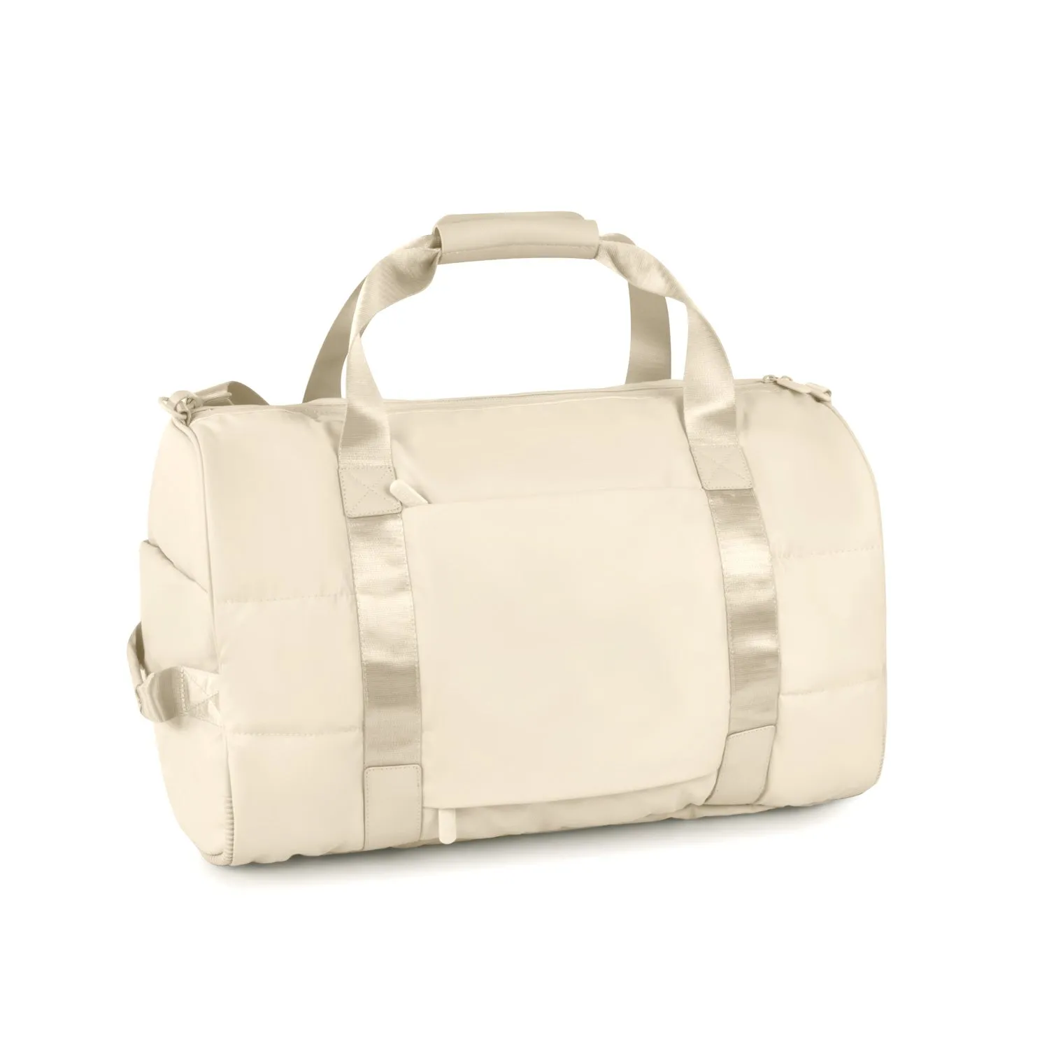 The Puffer Duffel Bag - Ivory