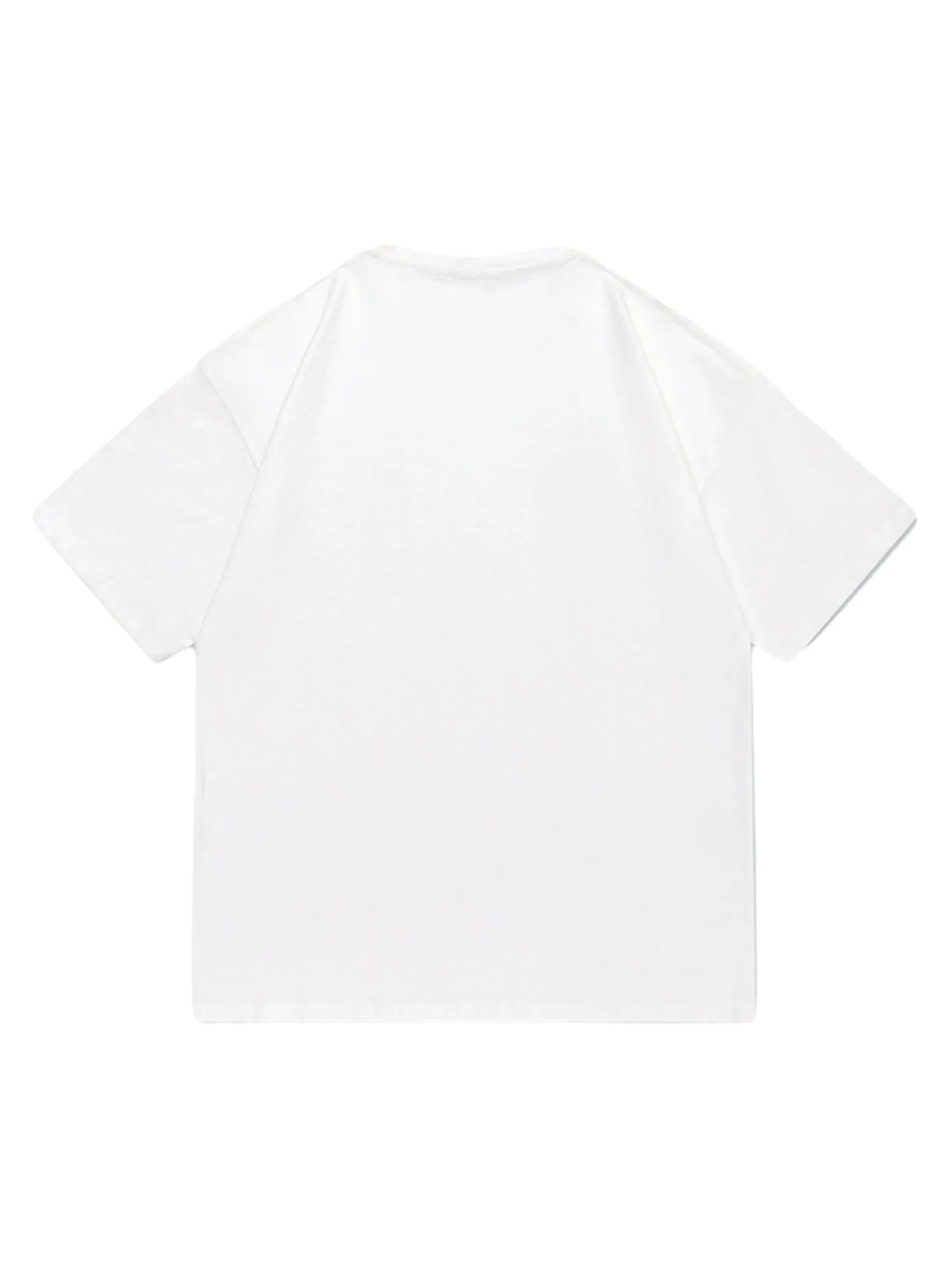 Thesupermade Letter Print Street Loose T-shirt